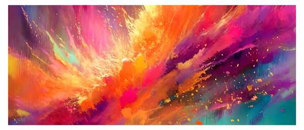 Kép - Dinamikus absztrakció (120x50 cm)