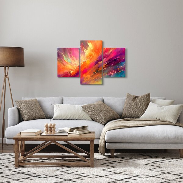 Kép - Dinamikus absztrakció (90x60 cm)