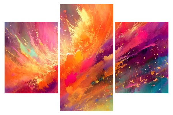 Kép - Dinamikus absztrakció (90x60 cm)