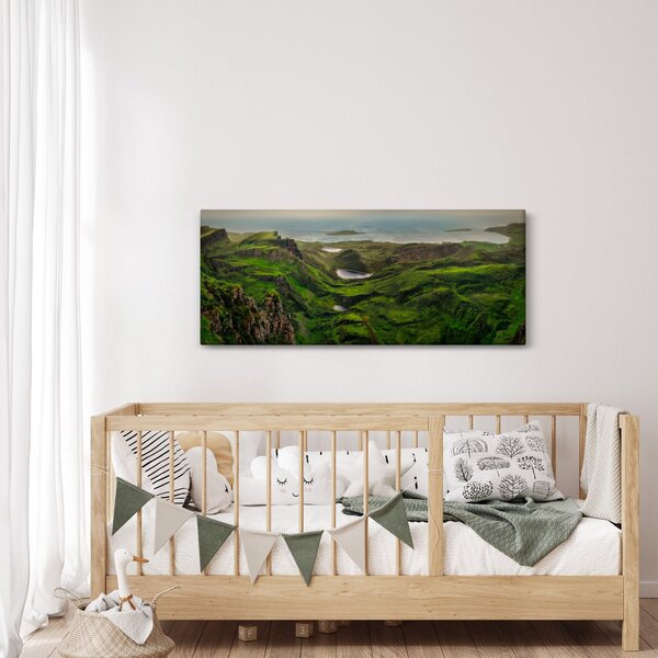 Kép - Quiraing, Skócia (120x50 cm)