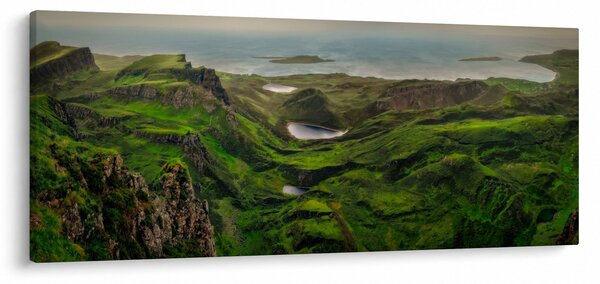 Kép - Quiraing, Skócia (120x50 cm)