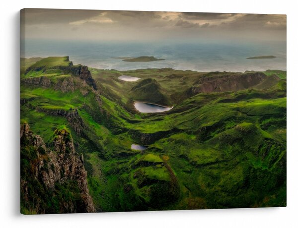 Kép - Quiraing, Skócia (70x50 cm)