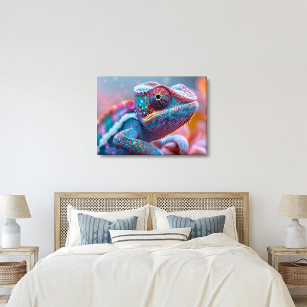 Kép - Színes kaméleon (70x50 cm)