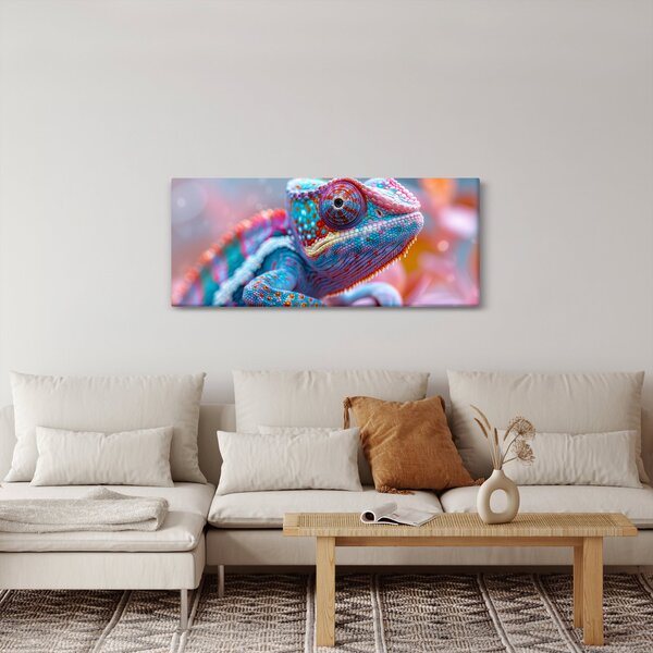 Kép - Színes kaméleon (120x50 cm)