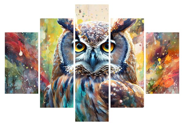 Kép - Egy bagoly festménye (150x105 cm)