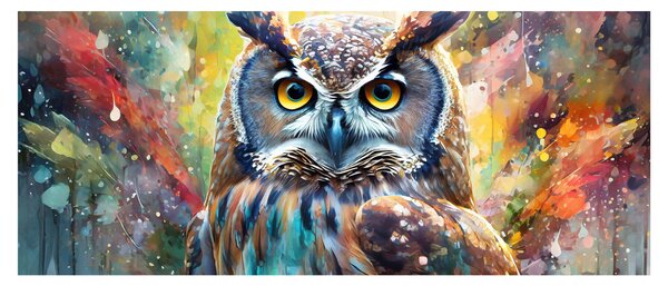 Kép - Egy bagoly festménye (120x50 cm)