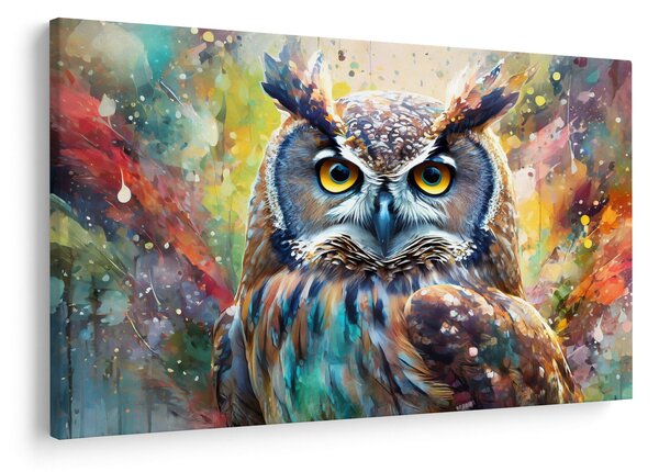 Kép - Egy bagoly festménye (90x60 cm)