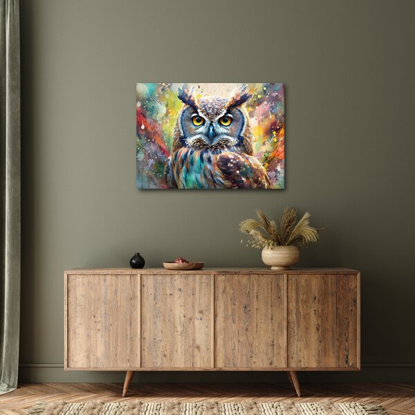 Kép - Egy bagoly festménye (70x50 cm)