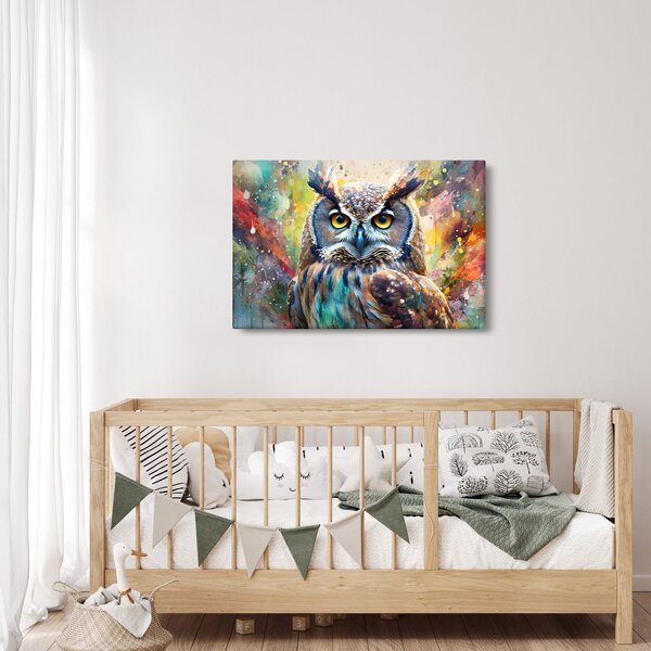 Kép - Egy bagoly festménye (90x60 cm)