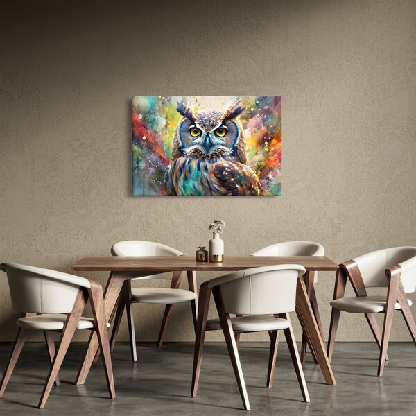 Kép - Egy bagoly festménye (90x60 cm)