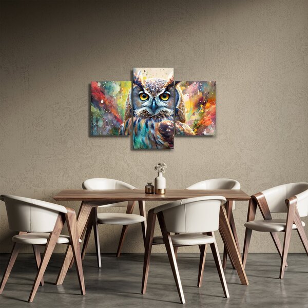 Kép - Egy bagoly festménye (90x60 cm)