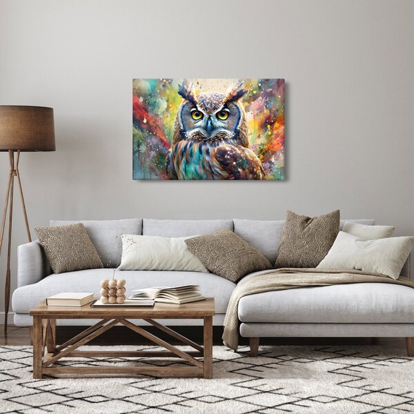 Kép - Egy bagoly festménye (90x60 cm)