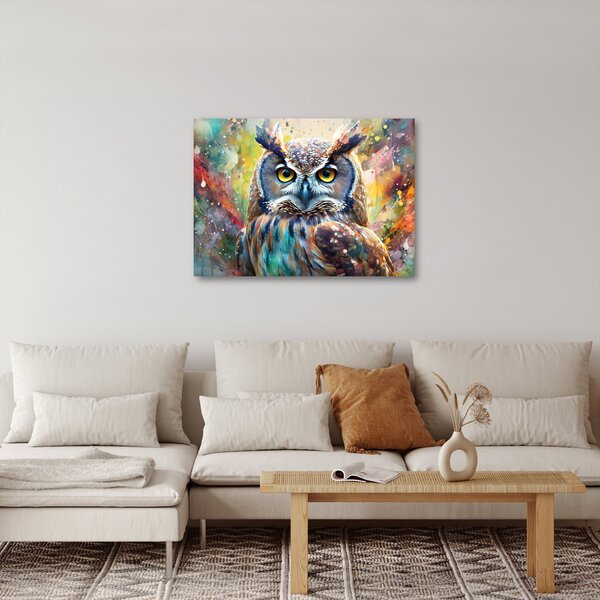 Kép - Egy bagoly festménye (70x50 cm)