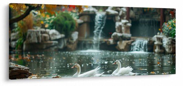 Kép - Ázsiai tó (120x50 cm)