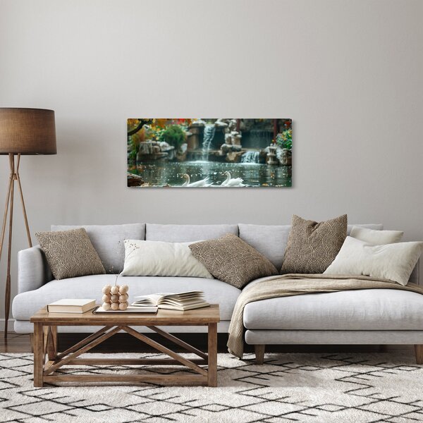 Kép - Ázsiai tó (120x50 cm)