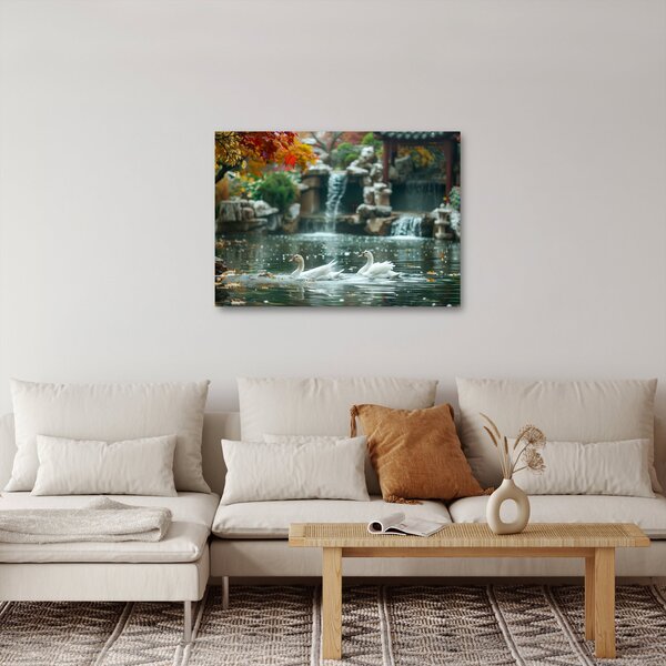 Kép - Ázsiai tó (70x50 cm)