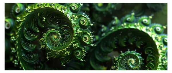 Kép - Spirálok (120x50 cm)
