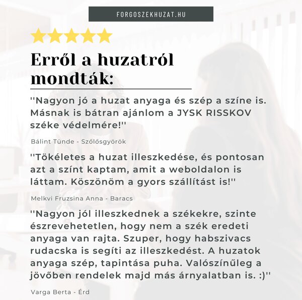SzékHuzat JYSK RISSKOV étkezőszékre (sötétzöld)