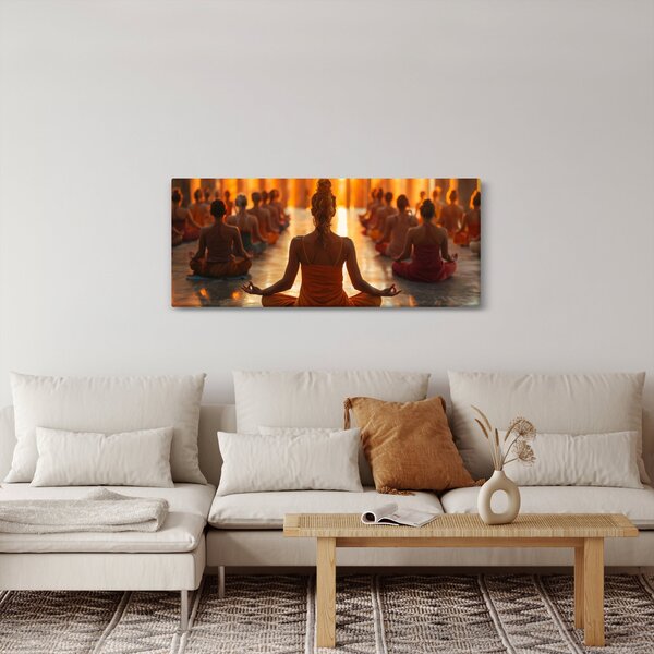 Kép - Jóga órák (120x50 cm)