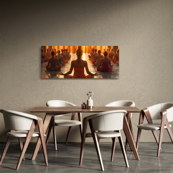 Kép - Jóga órák (120x50 cm)