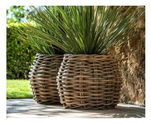 Grande Fiore műrattan kerti kaspó - Bonami Essentials