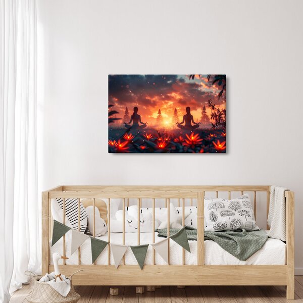 Kép - Jóga a természetben (90x60 cm)