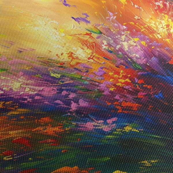 Kép - A virágok absztrakciója (150x105 cm)