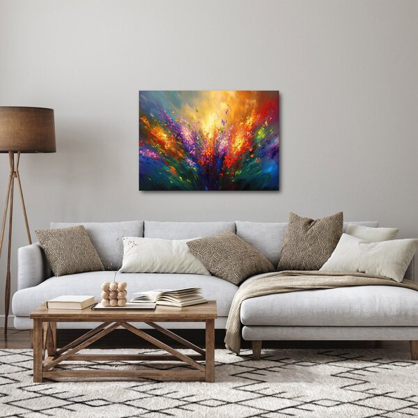 Kép - A virágok absztrakciója (70x50 cm)