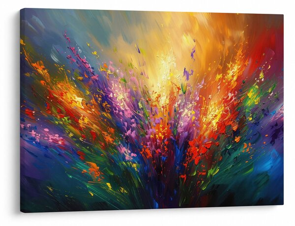 Kép - A virágok absztrakciója (70x50 cm)