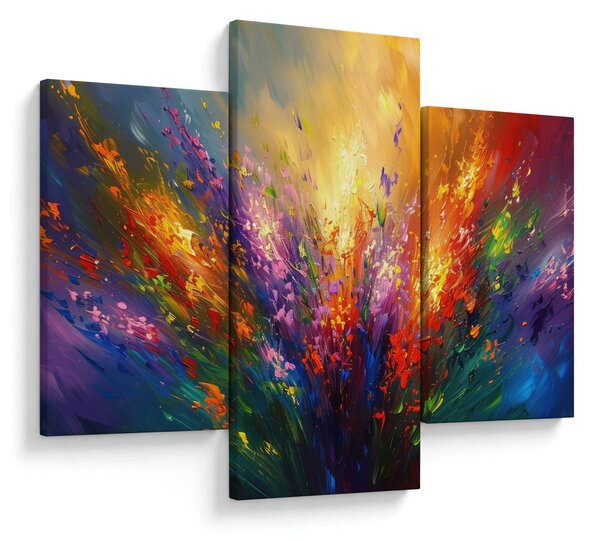 Kép - A virágok absztrakciója (90x60 cm)
