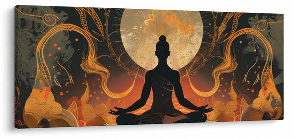 Kép - Meditáció (120x50 cm)