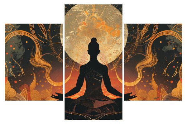 Kép - Meditáció (90x60 cm)