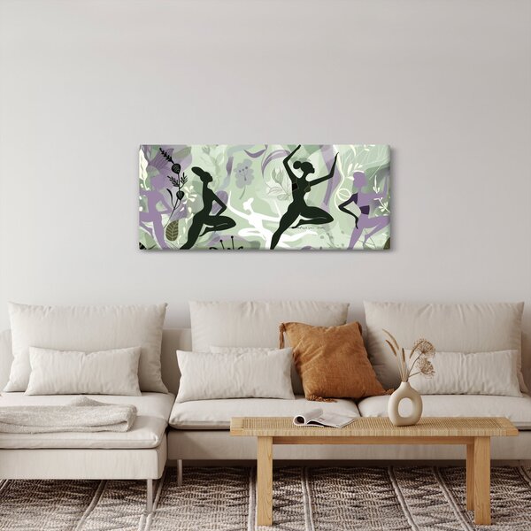 Kép - A táncosok illusztrációja (120x50 cm)