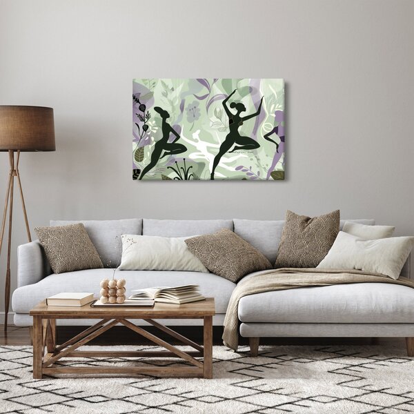 Kép - A táncosok illusztrációja (90x60 cm)