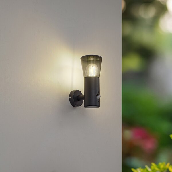 Kültéri Lámpa Lindby, Heulo, dimmable, Fekete, Alumínium, Modern