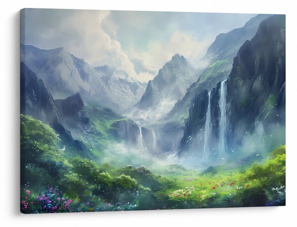 Kép - Vízesések völgye (70x50 cm)