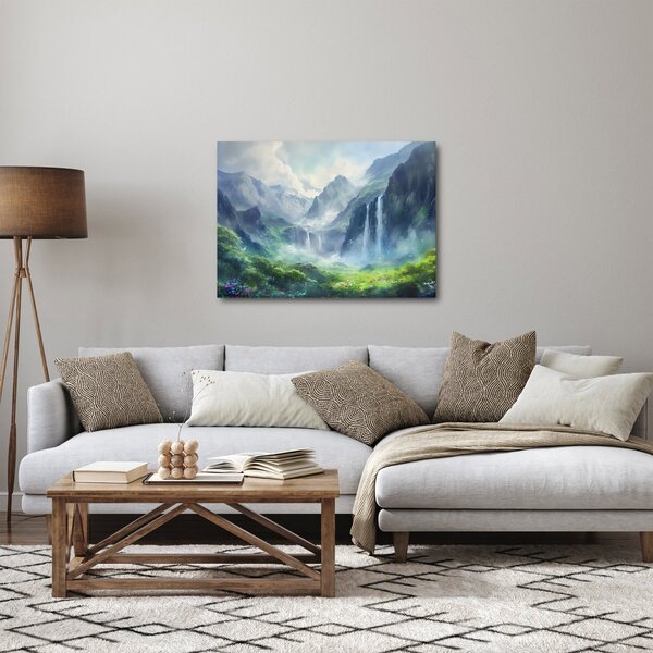 Kép - Vízesések völgye (70x50 cm)
