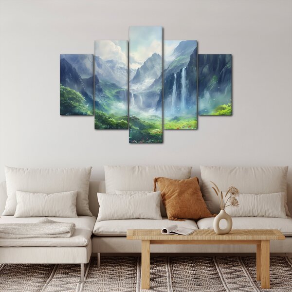 Kép - Vízesések völgye (150x105 cm)