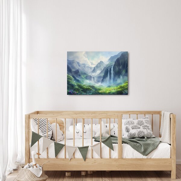 Kép - Vízesések völgye (70x50 cm)