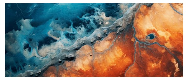 Kép - Víz és tűz (120x50 cm)