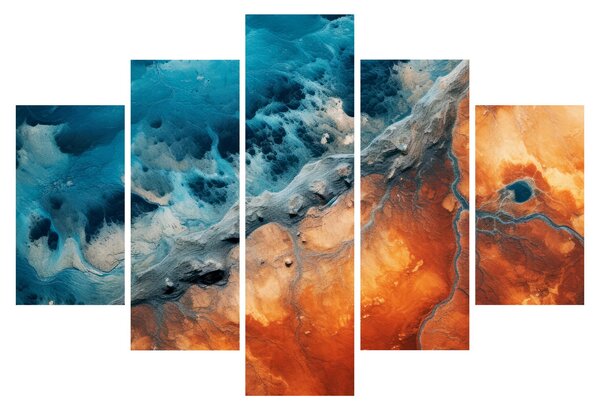 Kép - Víz és tűz (150x105 cm)