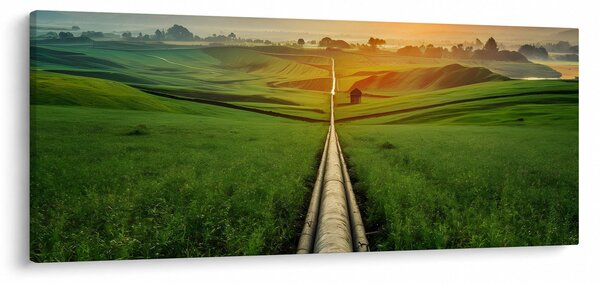 Kép - Napfelkelte a völgy felett (120x50 cm)