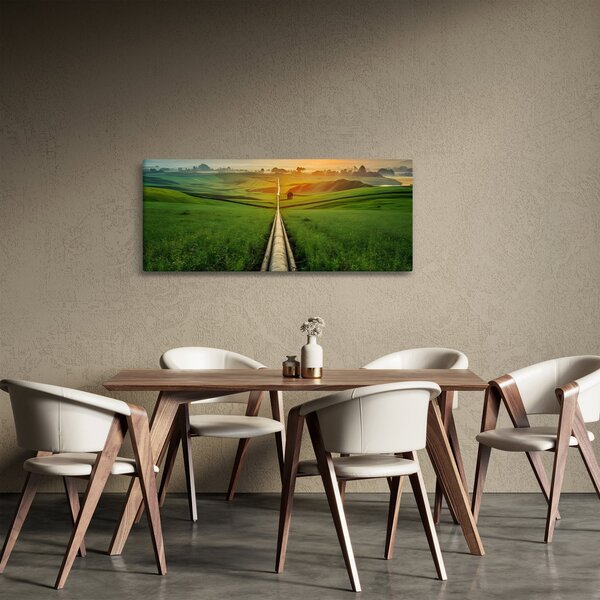 Kép - Napfelkelte a völgy felett (120x50 cm)