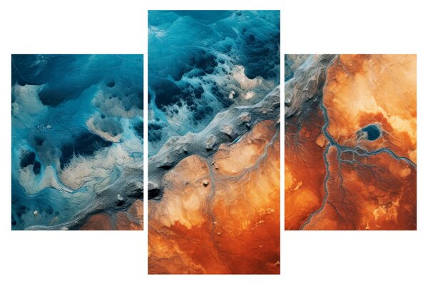 Kép - Víz és tűz (90x60 cm)