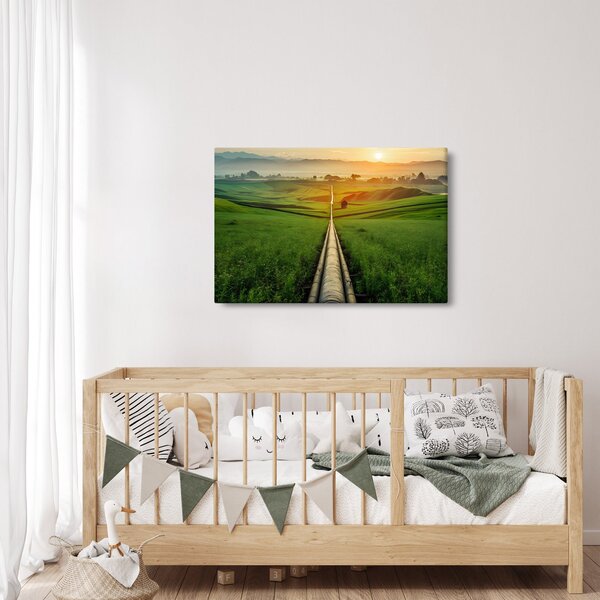 Kép - Napfelkelte a völgy felett (90x60 cm)