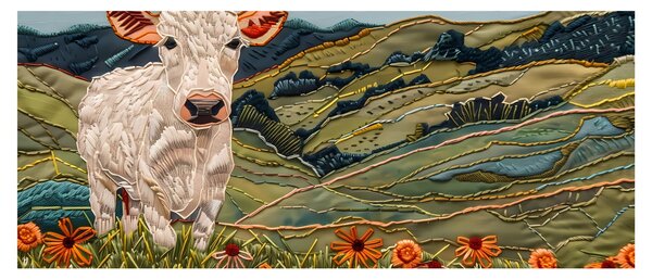 Kép - Kötött motívum utánzata (120x50 cm)