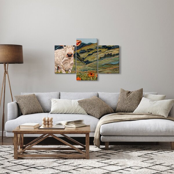 Kép - Kötött motívum utánzata (90x60 cm)