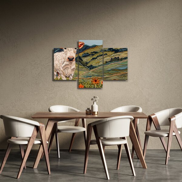 Kép - Kötött motívum utánzata (90x60 cm)