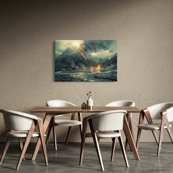 Kép - Vulkánkitörés (90x60 cm)