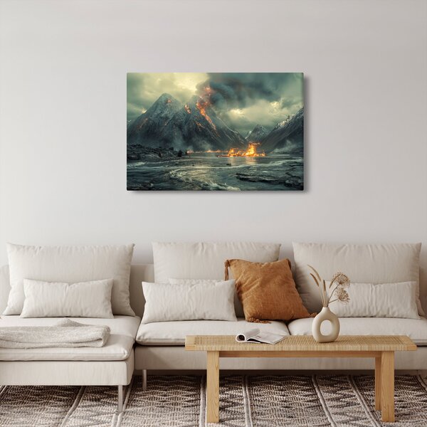 Kép - Vulkánkitörés (90x60 cm)